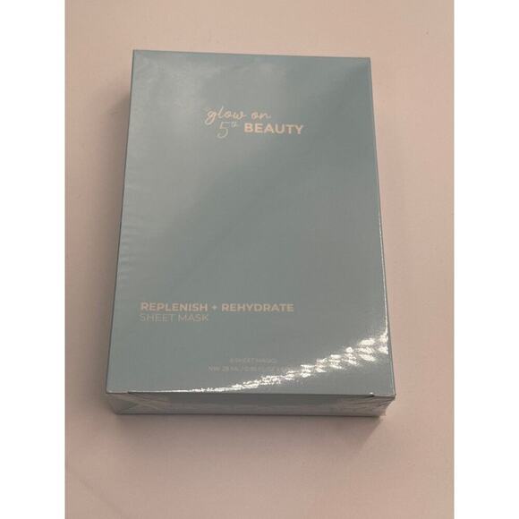 Glow on 5th Beauty Replenish and Rehydrate 6 Sheet Mask Set NIB Sealed - Picture 2 of 4